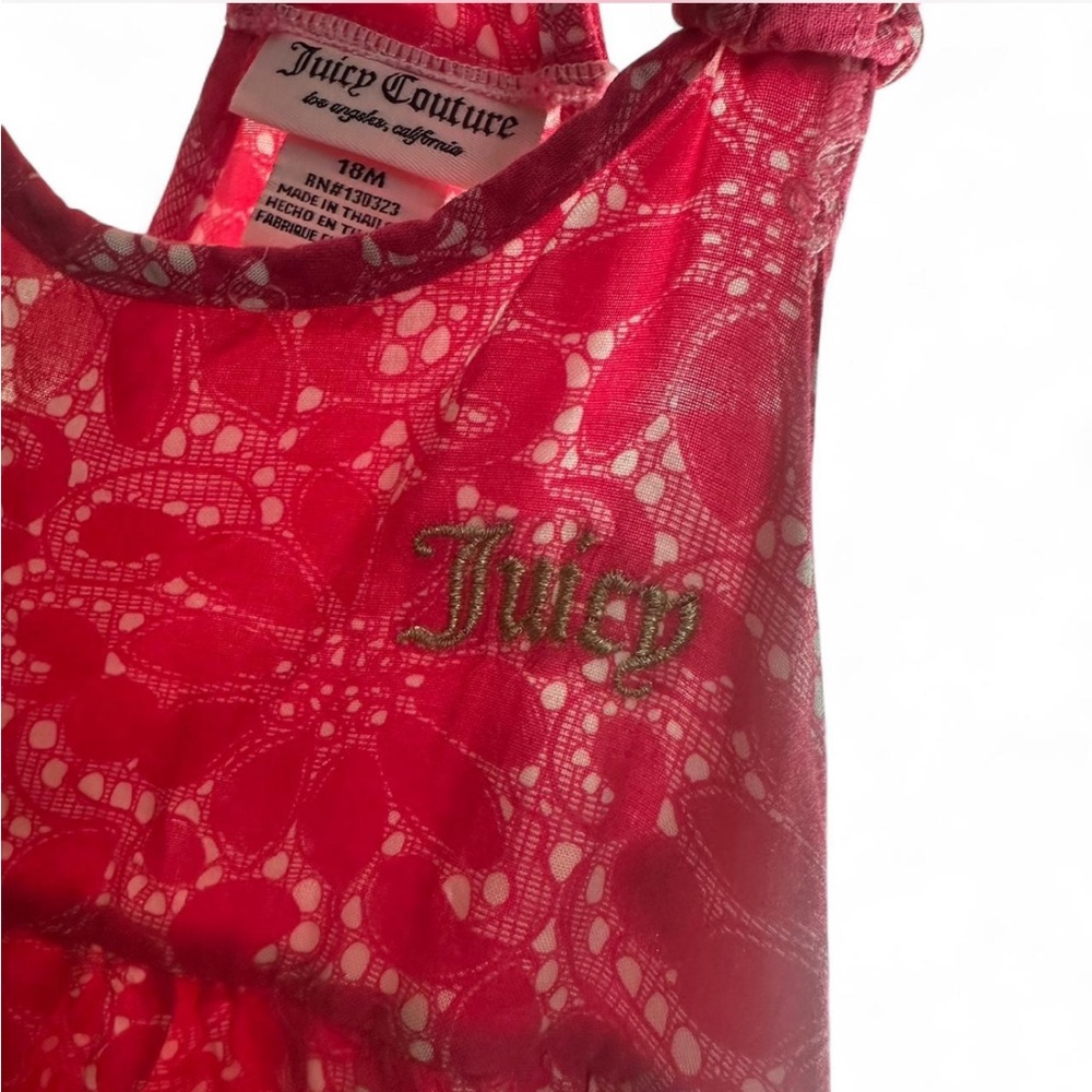 Juicy Couture Vibrant Pink Lace Top